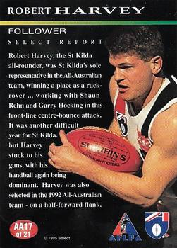 1995 Select AFL - All-Australian Team #AA17 Robert Harvey Back